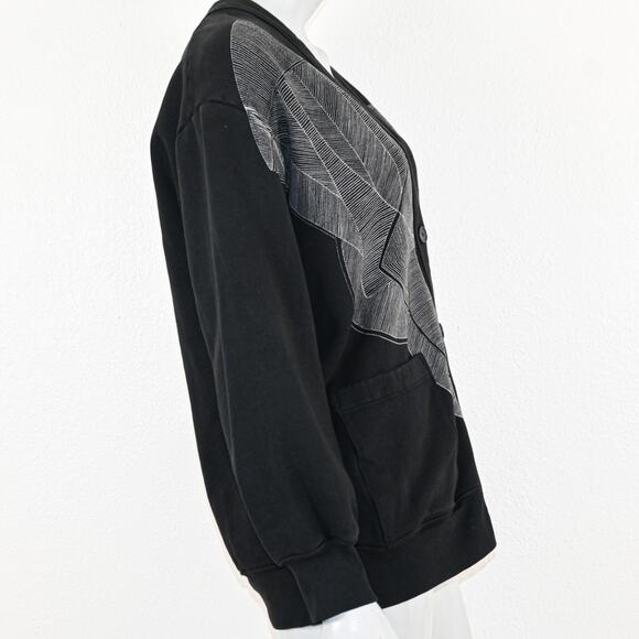 Raquel Allegra $425 Jackie Cardigan Oversize fit size 0 100% Cotton - Picture 9 of 11